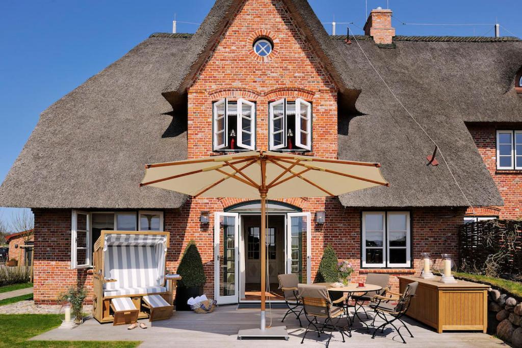 Salzwasserherz Senhoog Luxury Holiday Homes ***** Morsum  Eksteriør billede